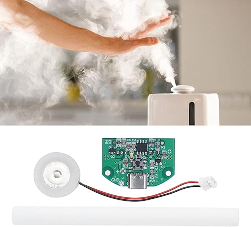 Miniatura 4 de TOPINCN Placa de atomización Interruptor de pulverización dual Control Módulo de atomización 740 agujeros 5μm atomizador microporoso para