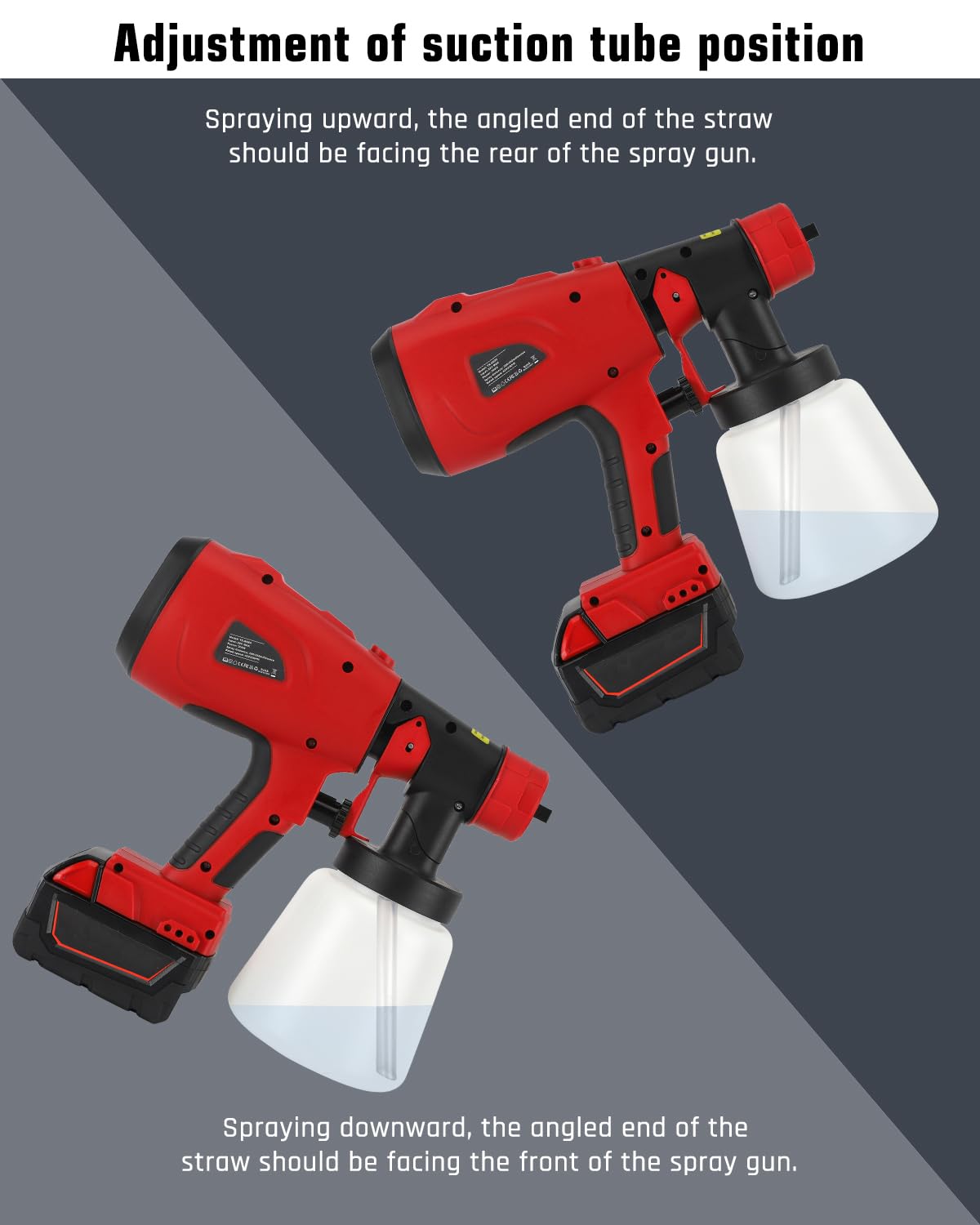 Spruzzatore HVLP Brushless Milwaukee M18 18V, 200W per armadi, auto, pareti, mobili, casa (pittura - solo strumento)