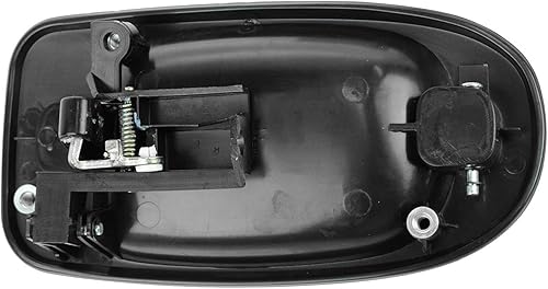 Miniatura 679 de TRQ Manija de la puerta exterior trasera izquierda del lado del conductor negra compatible con Honda Civic 2001-2005