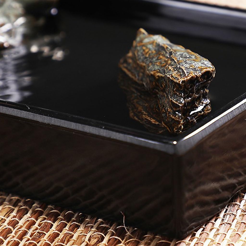 Fuente Decorativa de jardín, Fuente de Agua con Cascada, de cerámica, con Quemador de Incienso, Feng Shui Zen, decoración para salón, Dormitorio, Oficina
