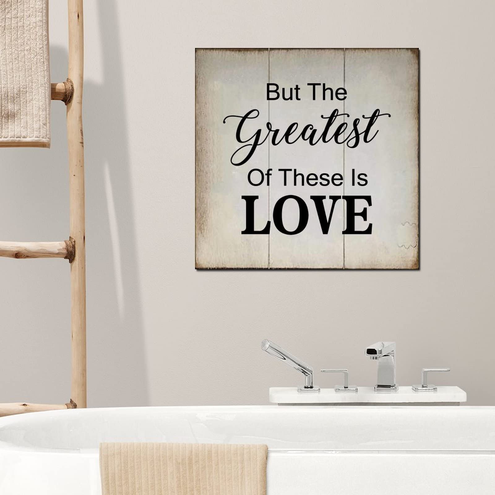 Targa in legno retrò con scritta I Love You More Than Pickles, per