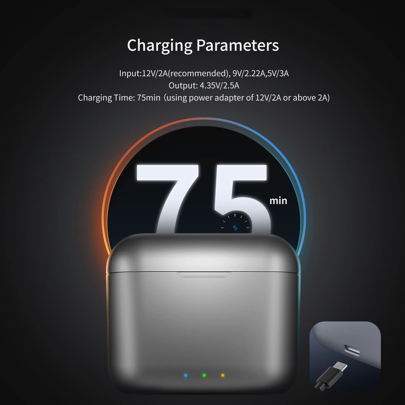 Asixxsix Chargeur de Batterie X3, Station de Charge de Batterie Compacte et Portable à 2 Canaux, Charge Rapide de 75 Minutes, Boîte de Stockage de Gestion Intelligente avec Emplacements pour Carte