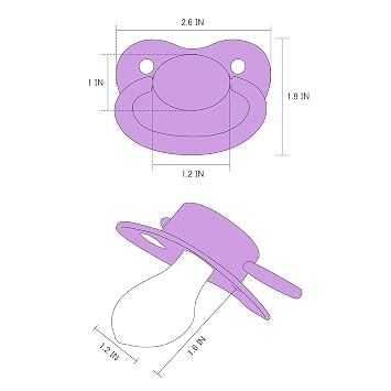 LittleForBig BigShield Generation-I Pacifier Lightpurple