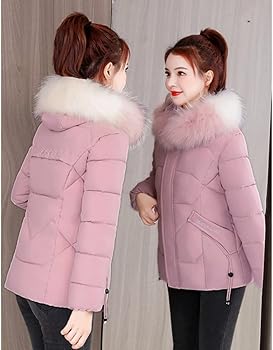 Amazon | QPQPQ ダウンジャケット レディース 暖かい 軽量 防風 防寒 L