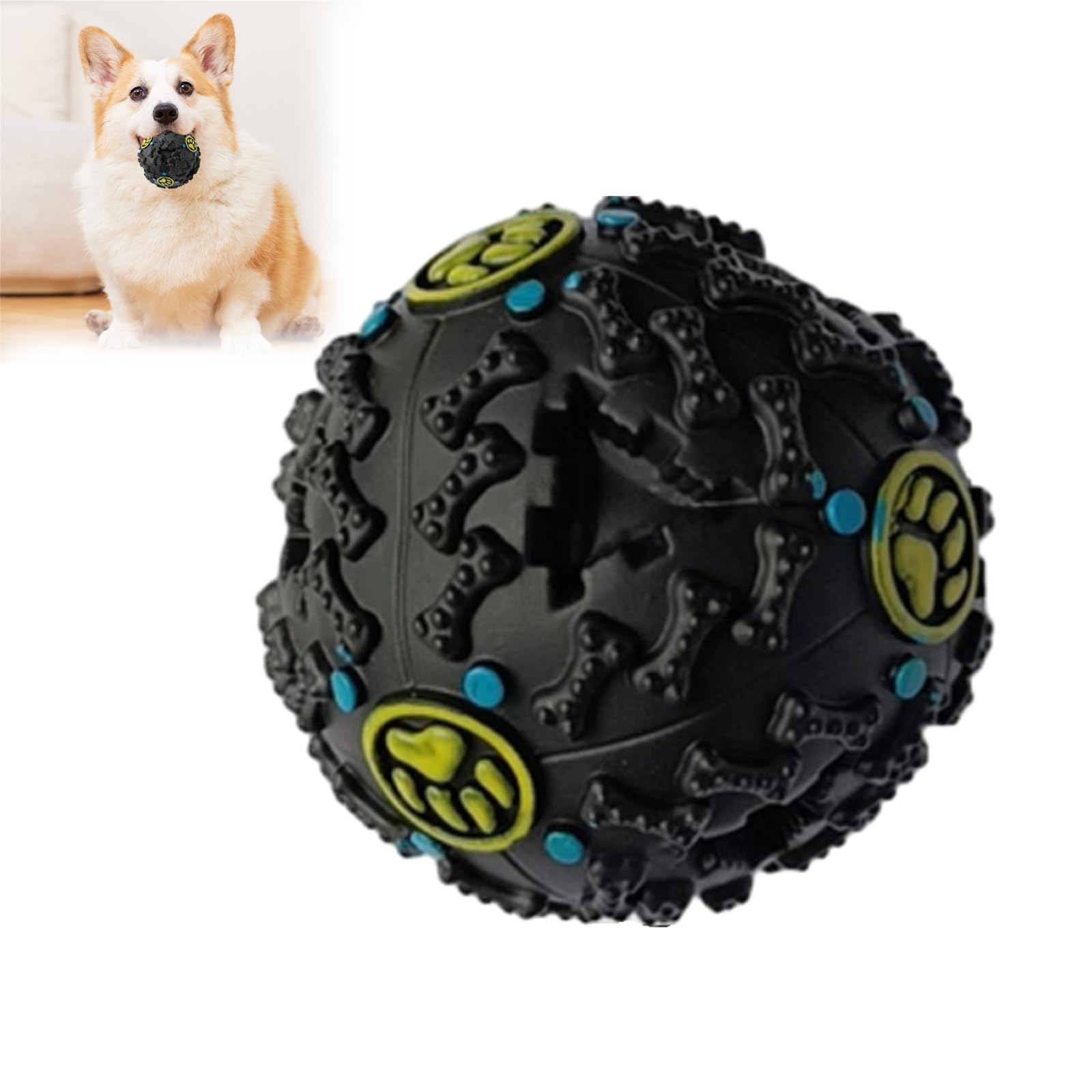 uojpt Ball for Dogs - Sound Dog Treat Ball