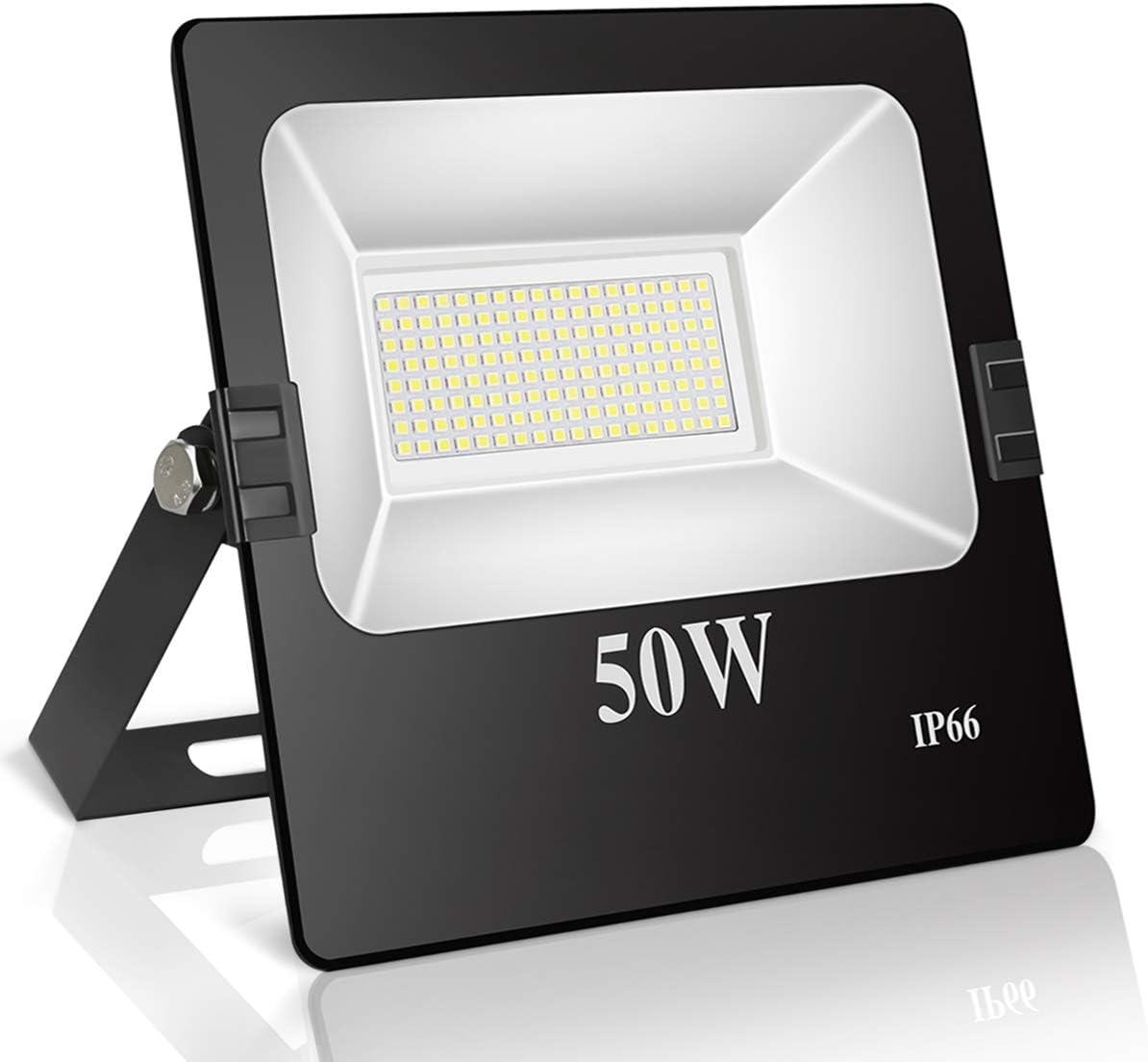 Roleadro Led Floodlight 50W White IP66 Waterproof Landscape Lamp for Indoor & Outdoor 2200LM 6500K Daylight