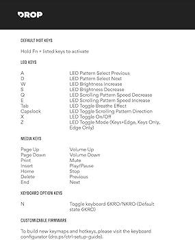 Amazon | DROP CTRL ハイプロファイル メカニカル キーボード
