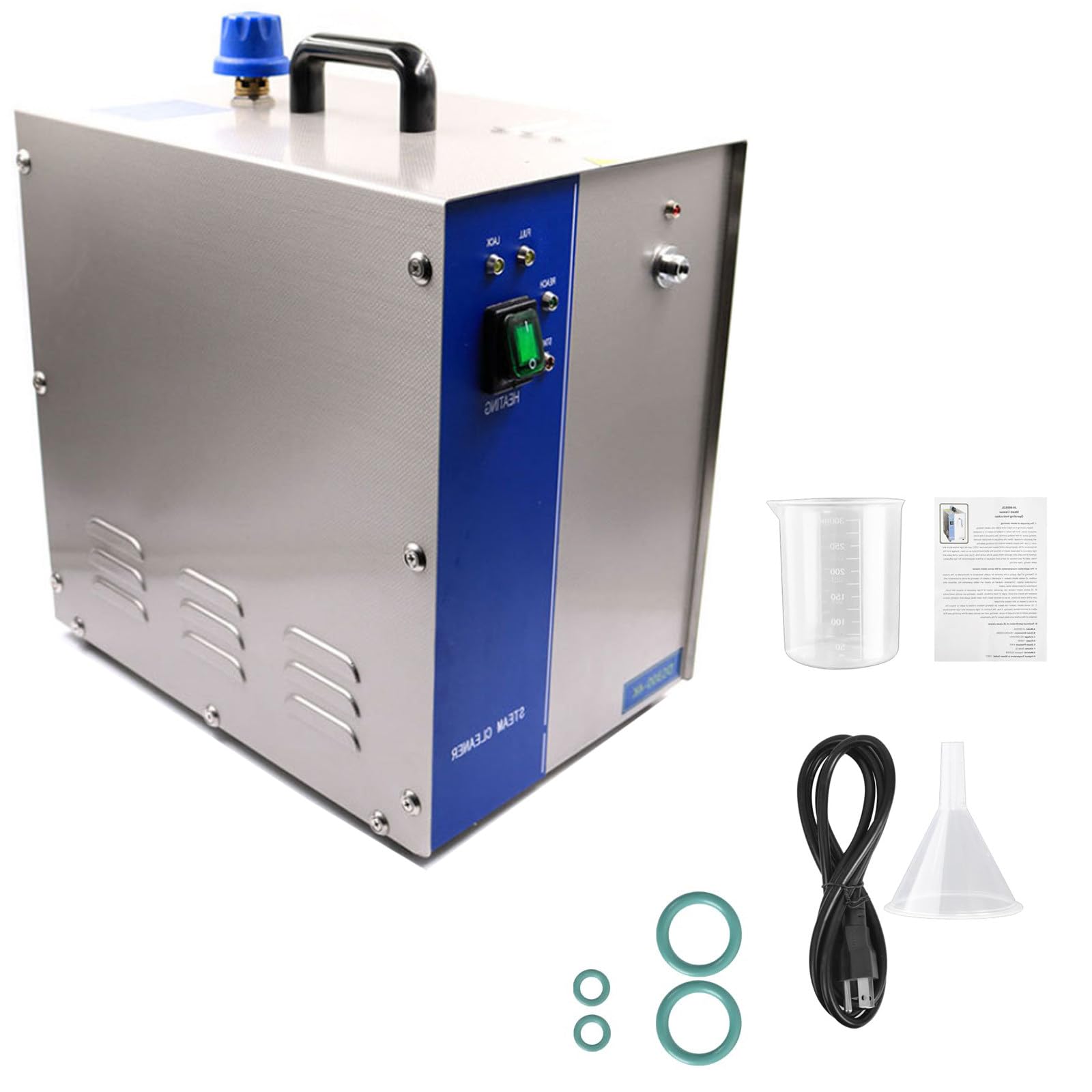 Máquina de Limpieza de Vapor Jewelry Cleaner con Calentador para Joyas para Joyas del Oro Y Plata Equipo del Orfebrería 4L