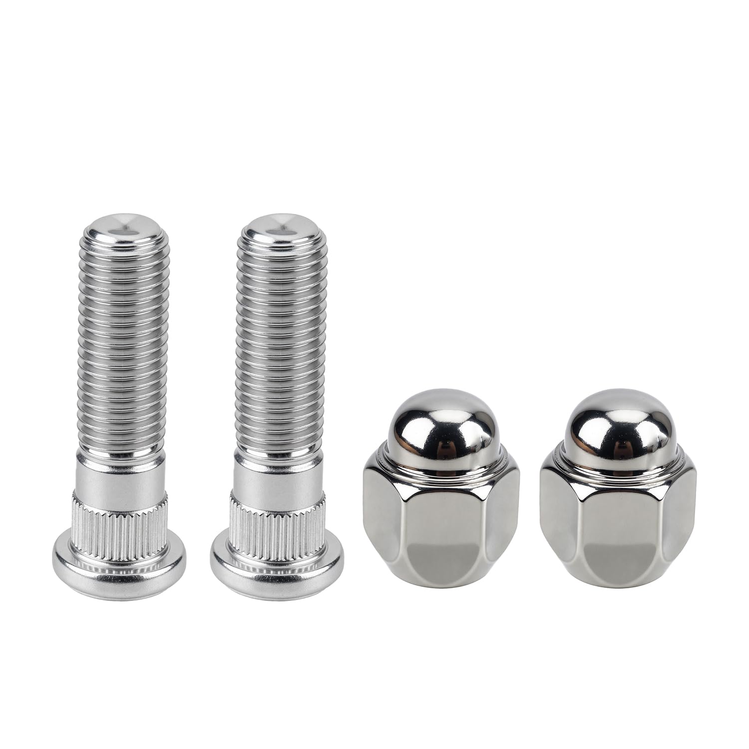 BOXOB 4 Pezzi Kit Dadi e Perni Ruota M12x1,5 Acciaio al Carbonio Compatibile con Santa Fe Sonata Forte Rio
