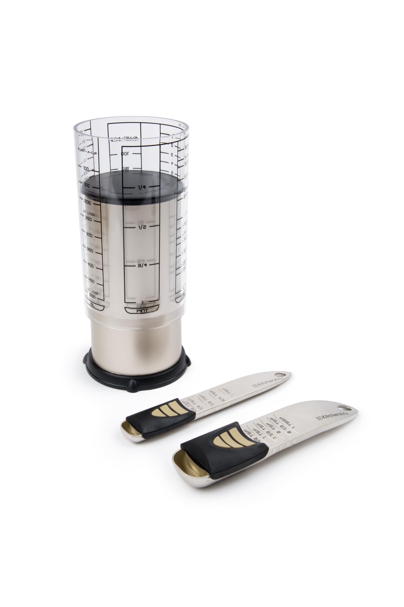 KitchenArt2 Cup Pro Essentials Gift Set, 6.5x6.5x7", 3-Piece Set