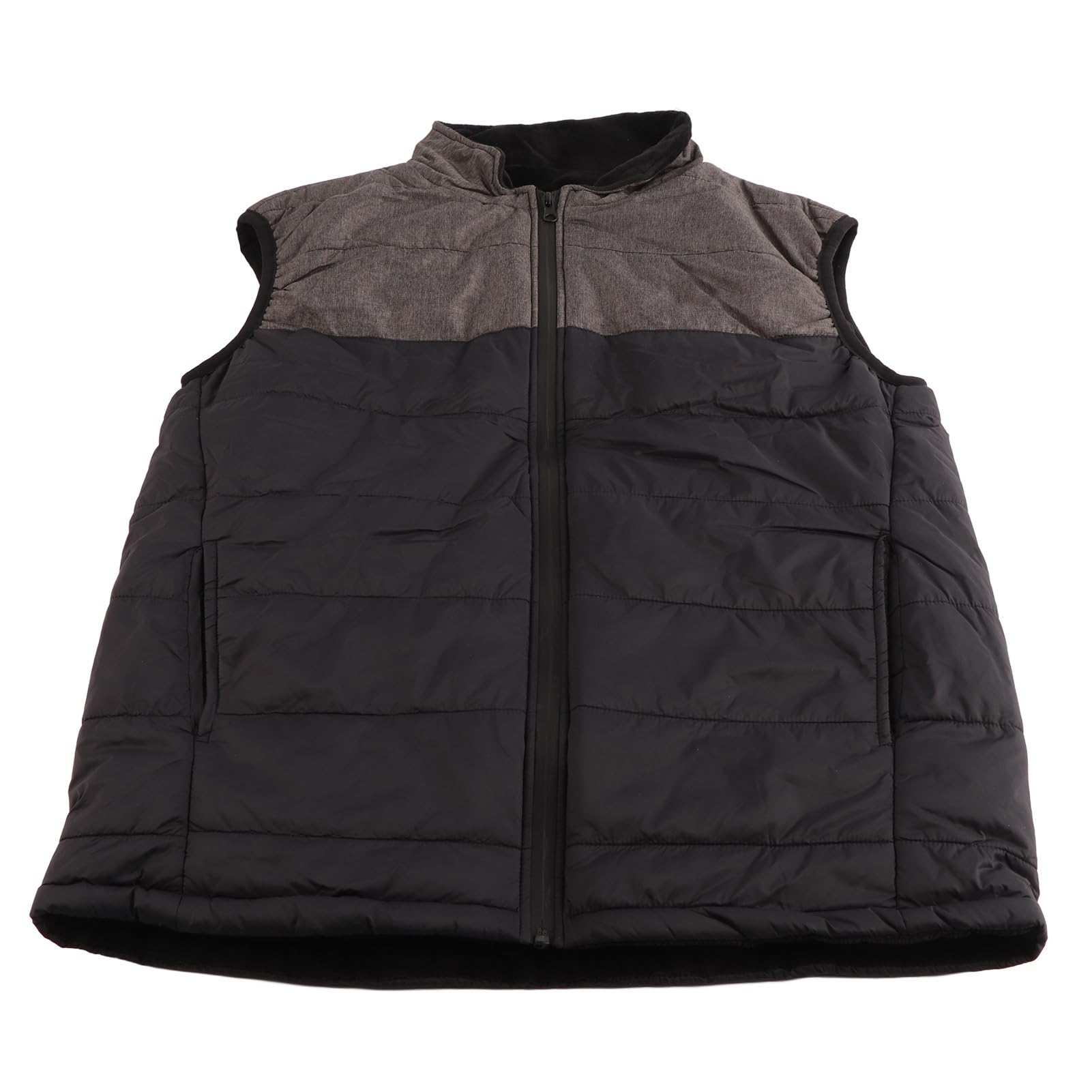 Gilet riscaldato Elettrico Giacca riscaldante USB con 4 Zone di Riscaldamento Colletto Antivento per Uomo Donna attività Indoor all'aperto Fibra di Poliestere Colore Misto
