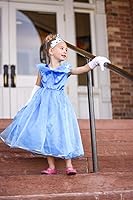 Vista 2 de Little Adventures Disfraz de princesa de Cenicienta mariposa para niñas