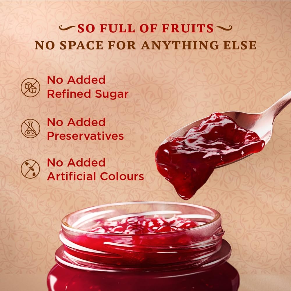 Kissan Strawberry & Raspberry Spread 340g - Image 5 thumbnail