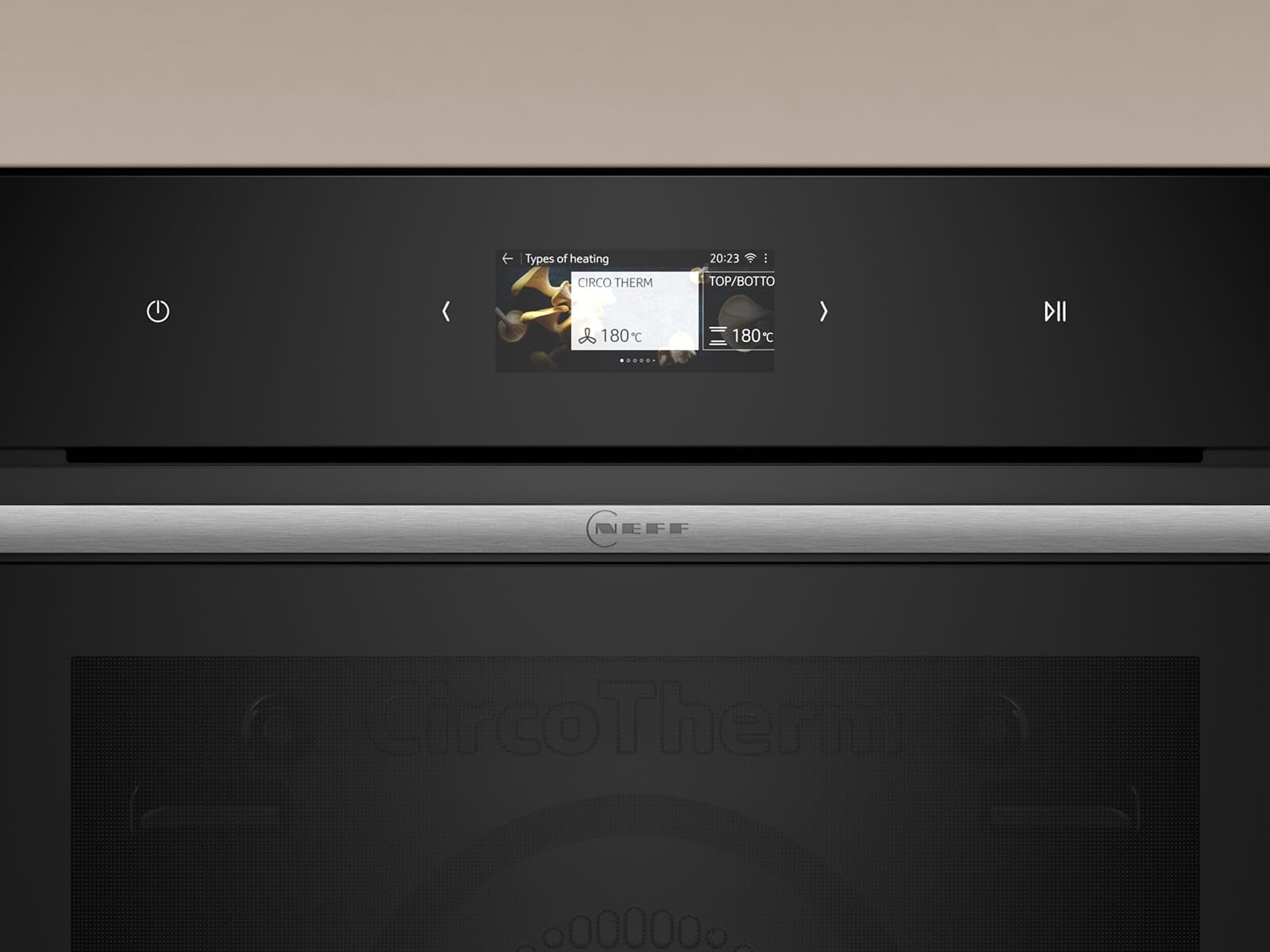 Neff CircoTerm, Slide and Hide B64CS71N0, N90, 60 x 60 cm, Stainless Steel, Full Touch TFT Colour and Graphics Display, Pyrolysis, Home Connect, Soft Opening and Soft Close