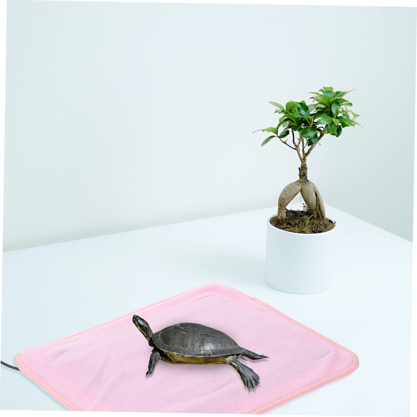 UKCOCO 1Pc Lizard Heating Pad Durable Warming Mat for Reptiles Suitable for Turtles Snakes Frogs and Pets Bite Material for Comfortable Rest