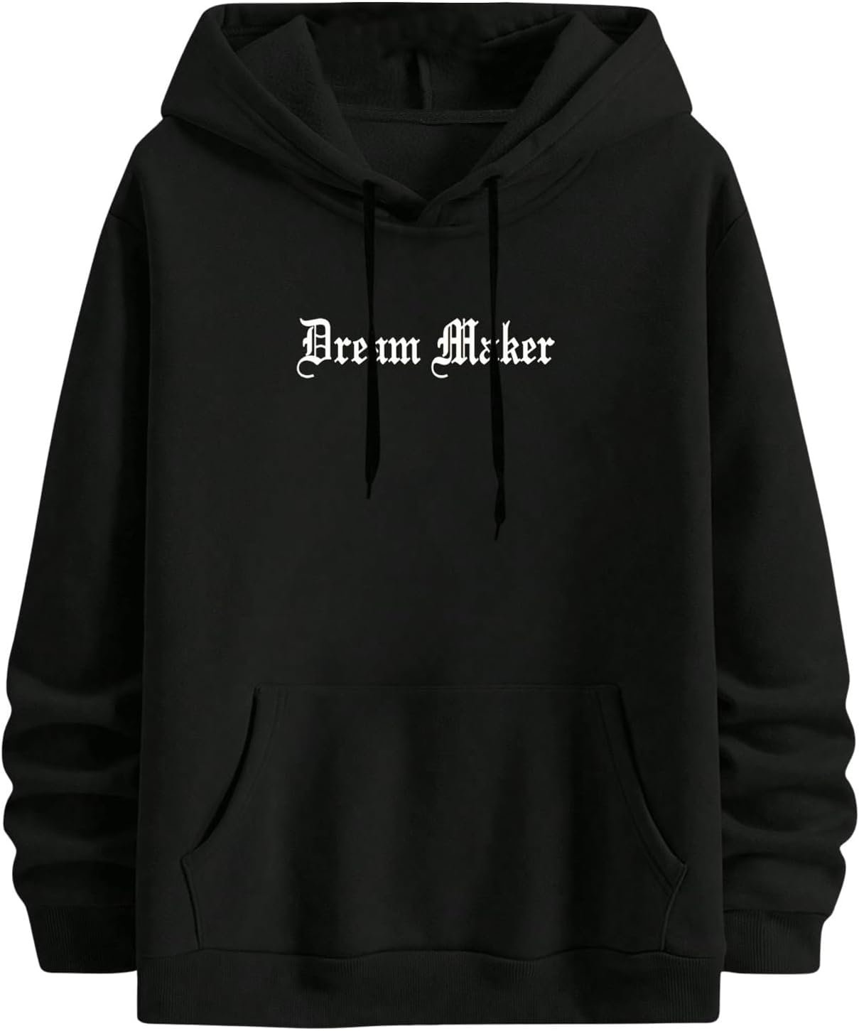 SHENHE Men's Oversized Graphic Hooded Sweatshirt Letter Figure Print Hoodie Pullover Top - Image 2