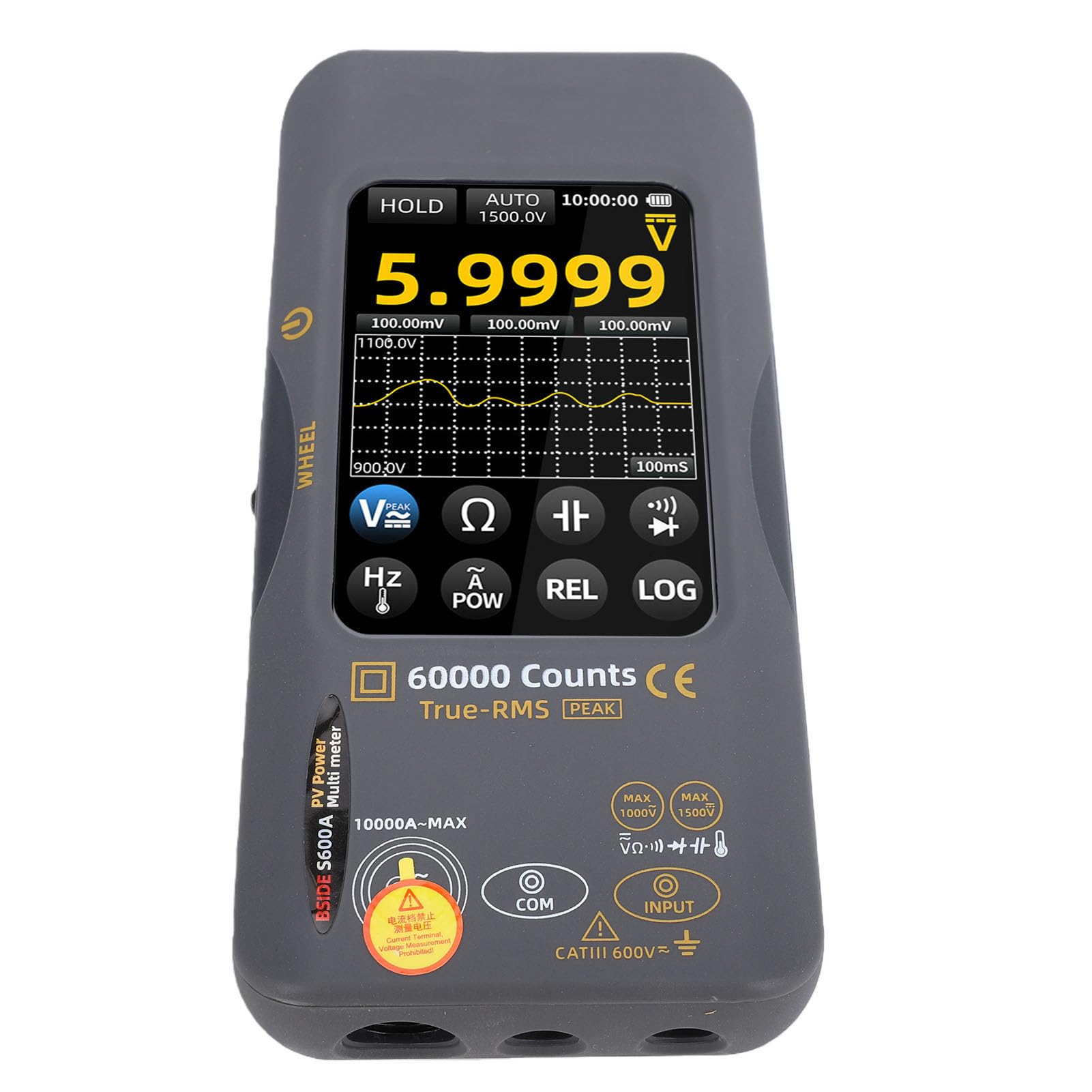 Hyuduo Solarmodul-Tester, 60000 Zähler, Wiederaufladbares