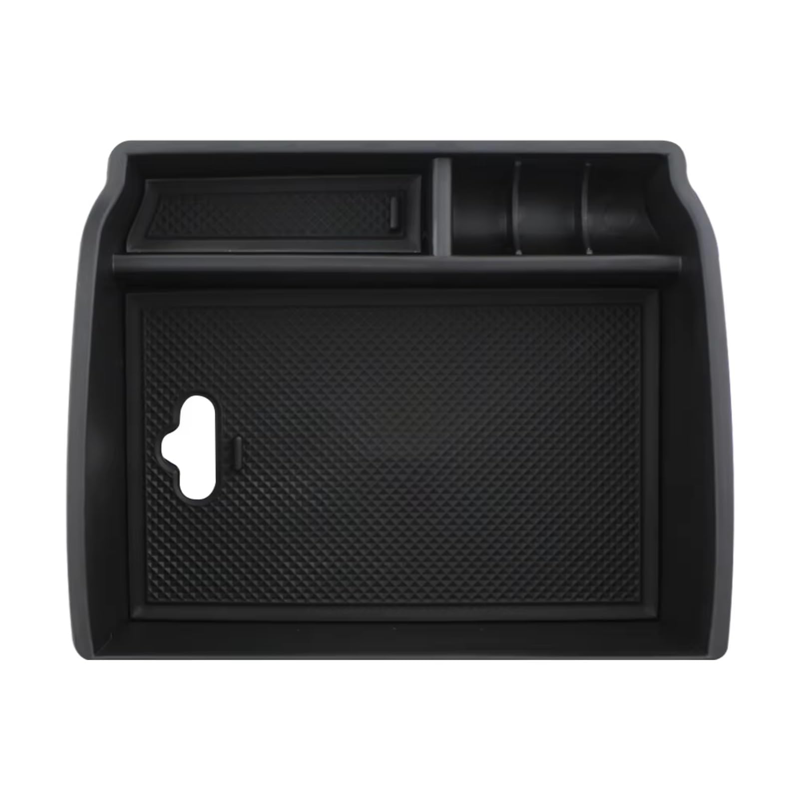 DSEQOPHH Armrest Insert Organiser Compatible With Toyota For Hilux For Revo For Fortuner 2016-2022 1 Pcs Car Central Console Armrest Box Storage Tray Holder Case