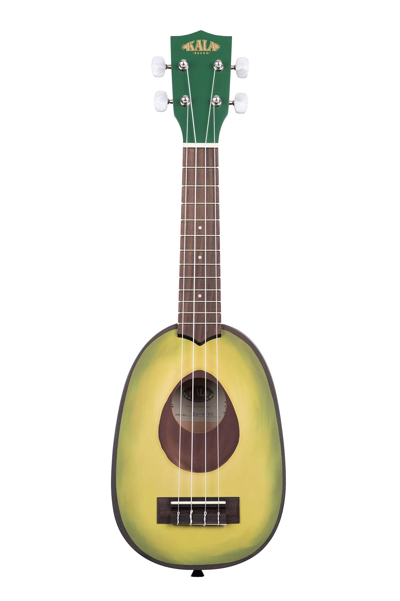 Kala, 4-String Ukulele, Green, Soprano (KA-NV-Guac) - Image 2