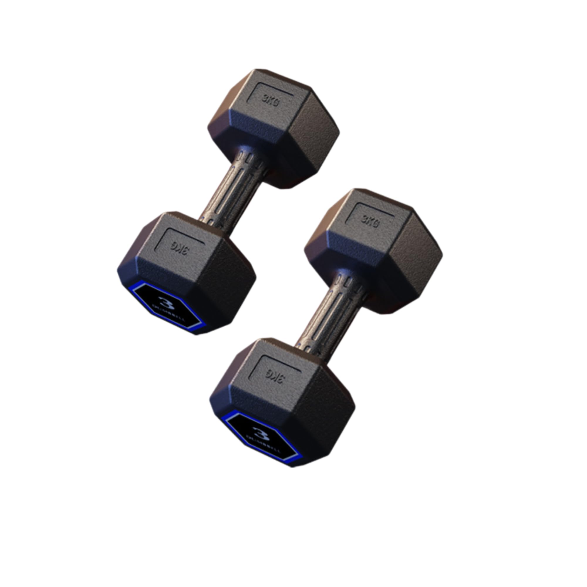 MAGIC SELECT Set di 2 Manubri da in PVC E Ferro Sabbiato, Pesi da Palestra, Manubri Antiscivolo, Ideali per Allenamento di Forza E Palestra in Casa, Pesi Fitness Ergonomici.