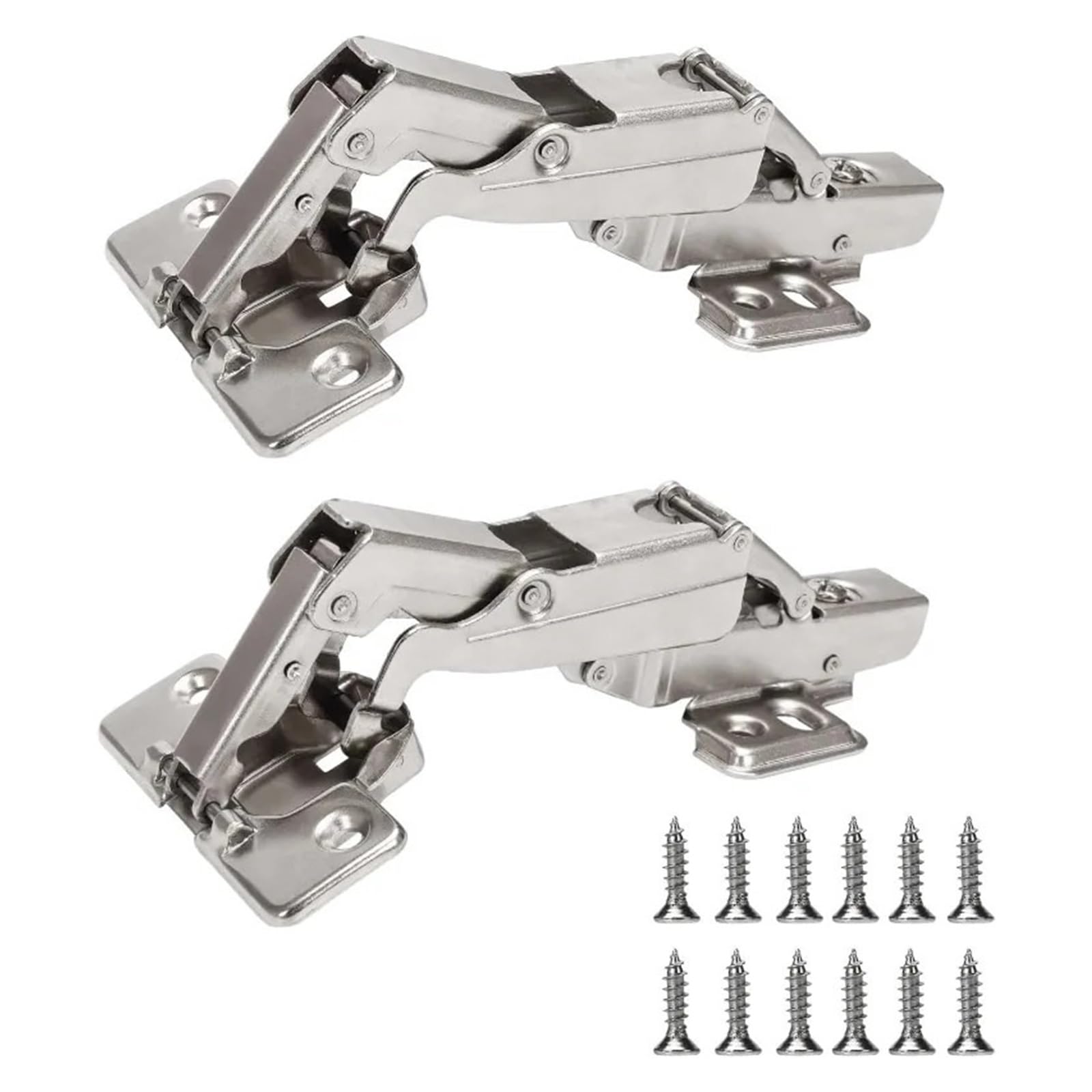 Kgdchyiplj 2 Pcs Generic 175 Degree Full Overlay Soft Close Hinges For Corner Cabinet Doors