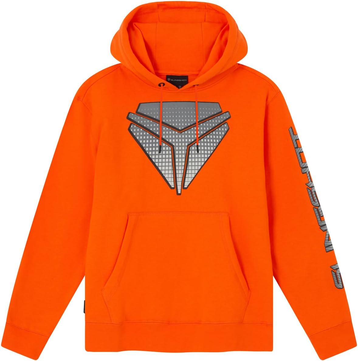 Polaris Slingshot Unisex Pullover Hoodie Sweatshirt, Comfortable Cotton Blend, 60% Cotton, 40% Poly Fleece, Orange - 2864892