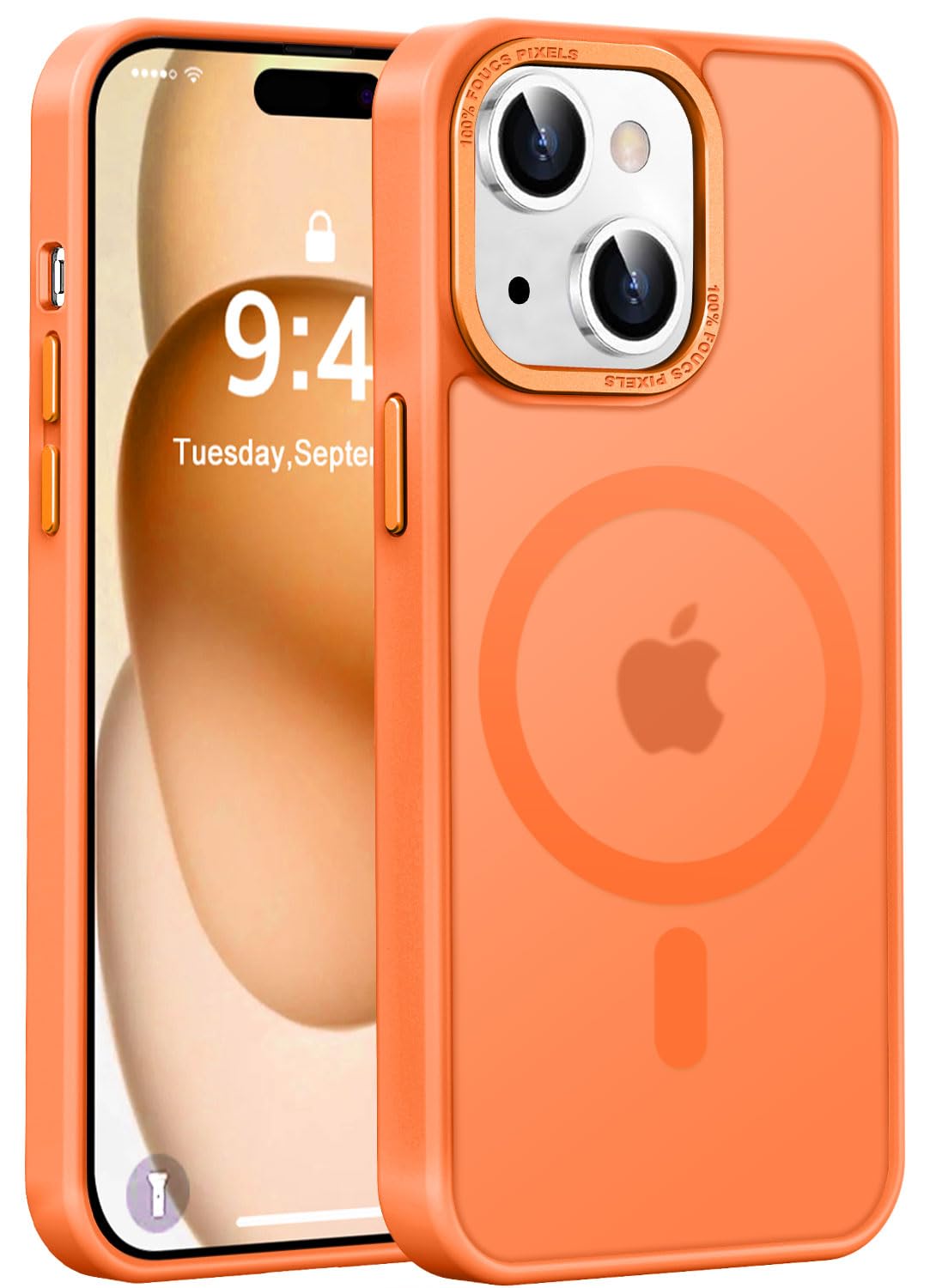 Newfuture Strong Magnetic Compatible with iPhone 17 Pro Case [13 FT Military Drop Protection] [Compatible with Magsafe] Slim Translucent Matte Shockproof with Anti-Fingerprint Phone Case, Tender Pink — view 145