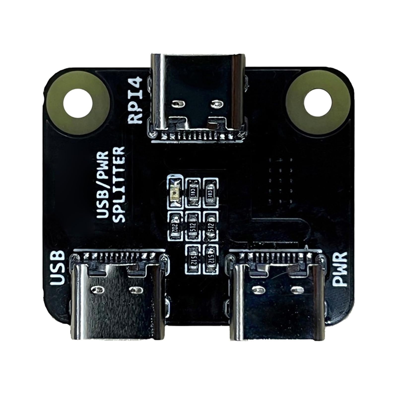 Wygodny rozdzielacz USB 3 porty rozdzielacz zasilania typu C do rozdzielacza zasilania RPI BliKVM i PiKVM "KVM Over IP Controller Power Distributor