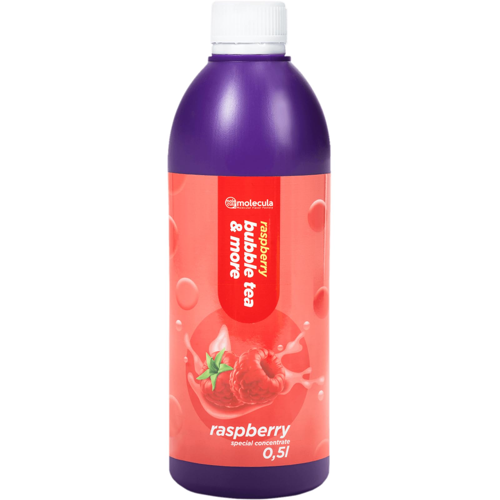 Bubble Tea Perlen Popping Boba | Bubble Tea Kit - 2x Fruchtperlen Litschi und Mango 1x Sirup Himbeere 15x Becher 15x Strohhalme Popping Boba