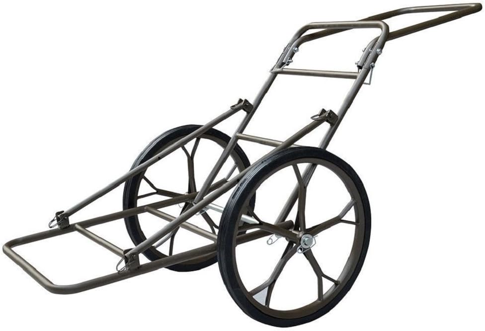 Folding Deer Cart Game Hauler Utility Hunting Accessories Gear Dolly Cart 500Lb