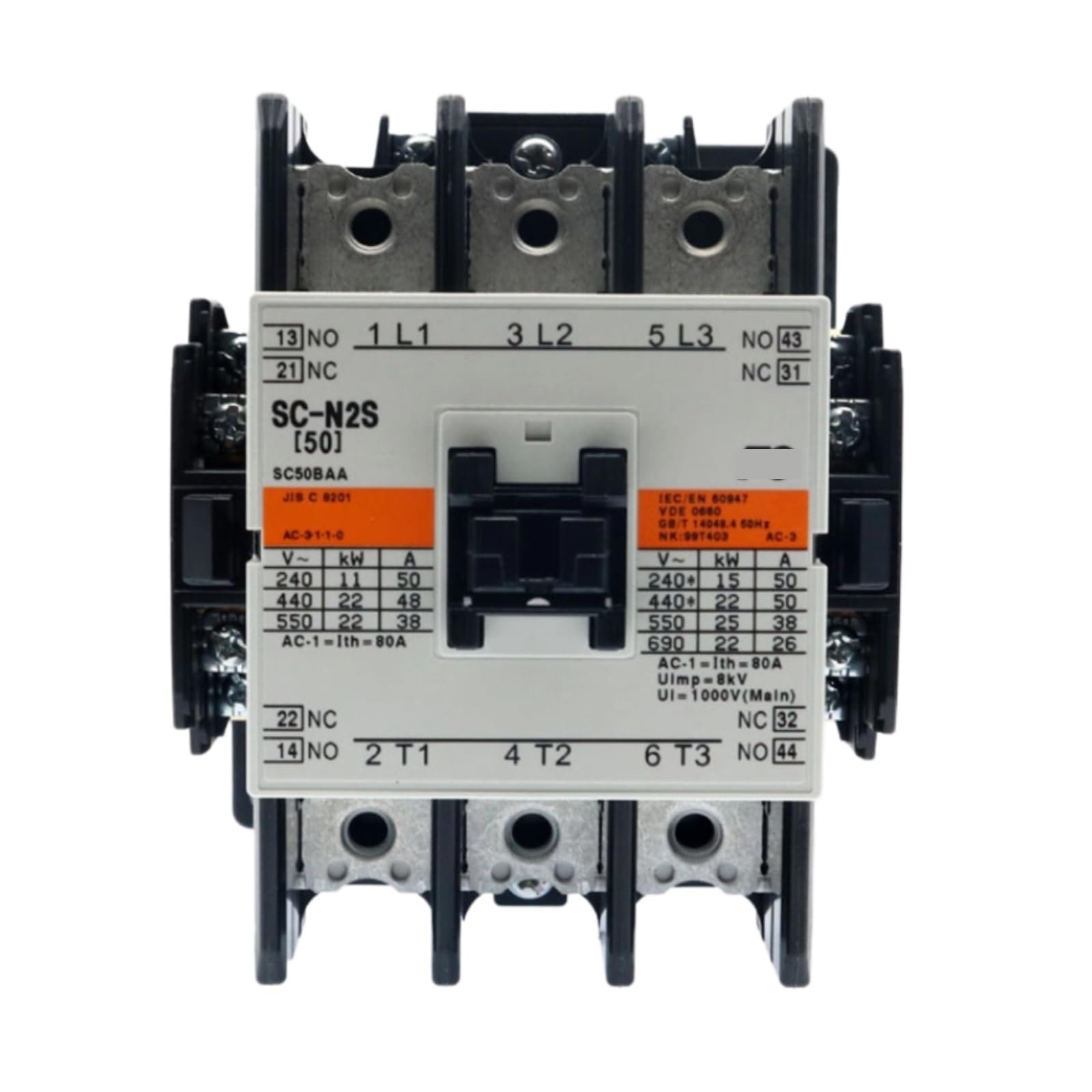 HKEJSJWA SC-N2S Contactors, AC110V, AC220V, AC380V Electromagnetic Contactor(AC110V)
