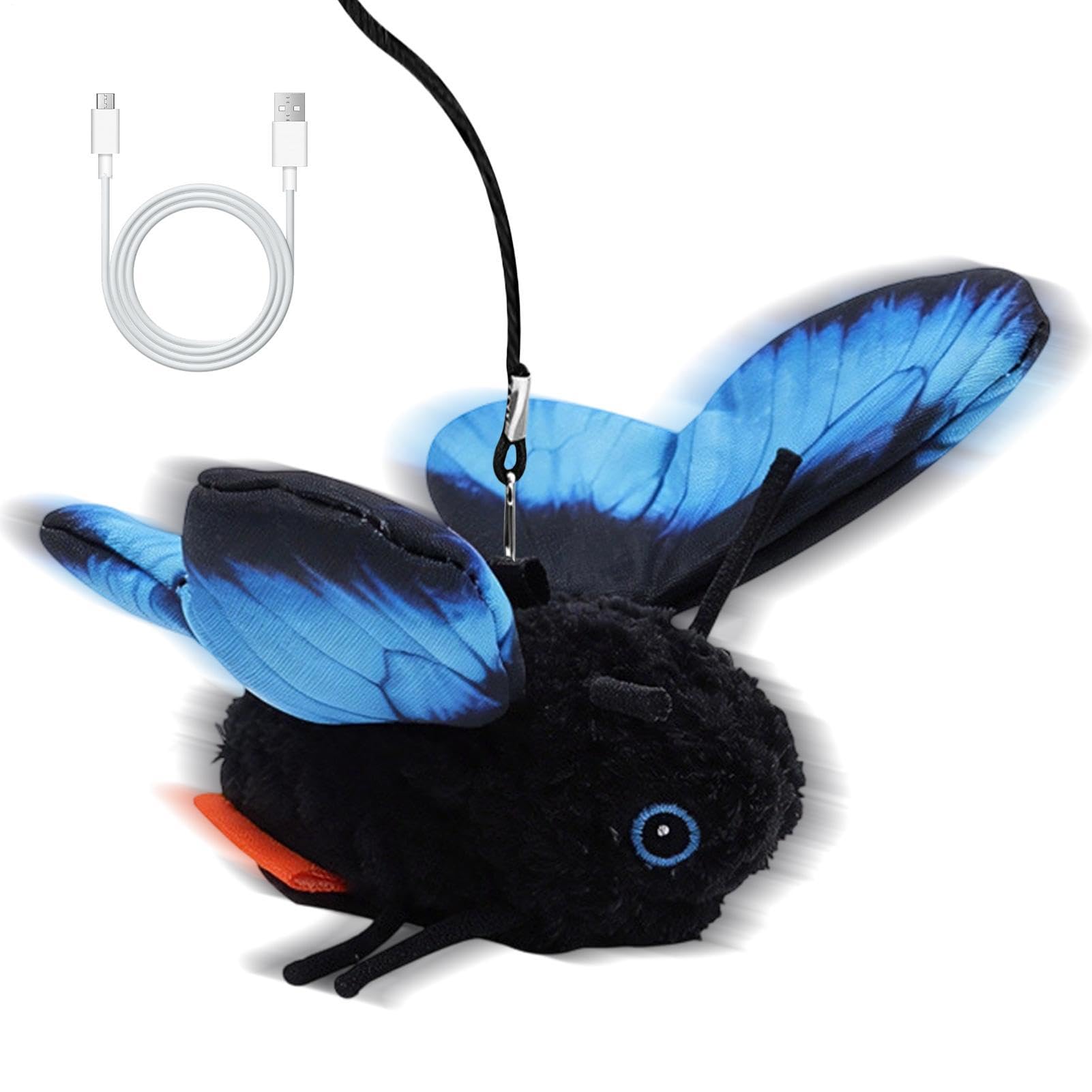 Jeu interactif pour chats design papillon - Stimulateur d'exercice d'intérieur