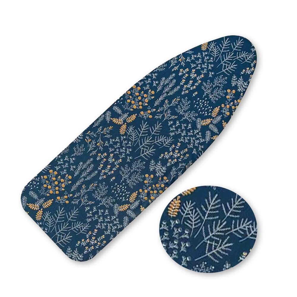 Funda de Repuesto para Tabla de Planchar con Relleno, 33 x 91 cm, Resistente a Quemaduras, Acolchado Grueso, Ajustable, de algodón, fácil instalación (versión Calico)