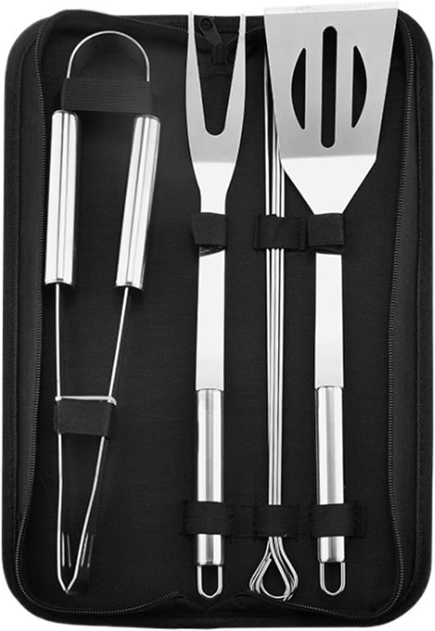 BBQ Tools Set Barbecue Grilling Utensil Accessories Camping Outdoor Cooking Grill Kit Utensils(3PCS SKT0001)