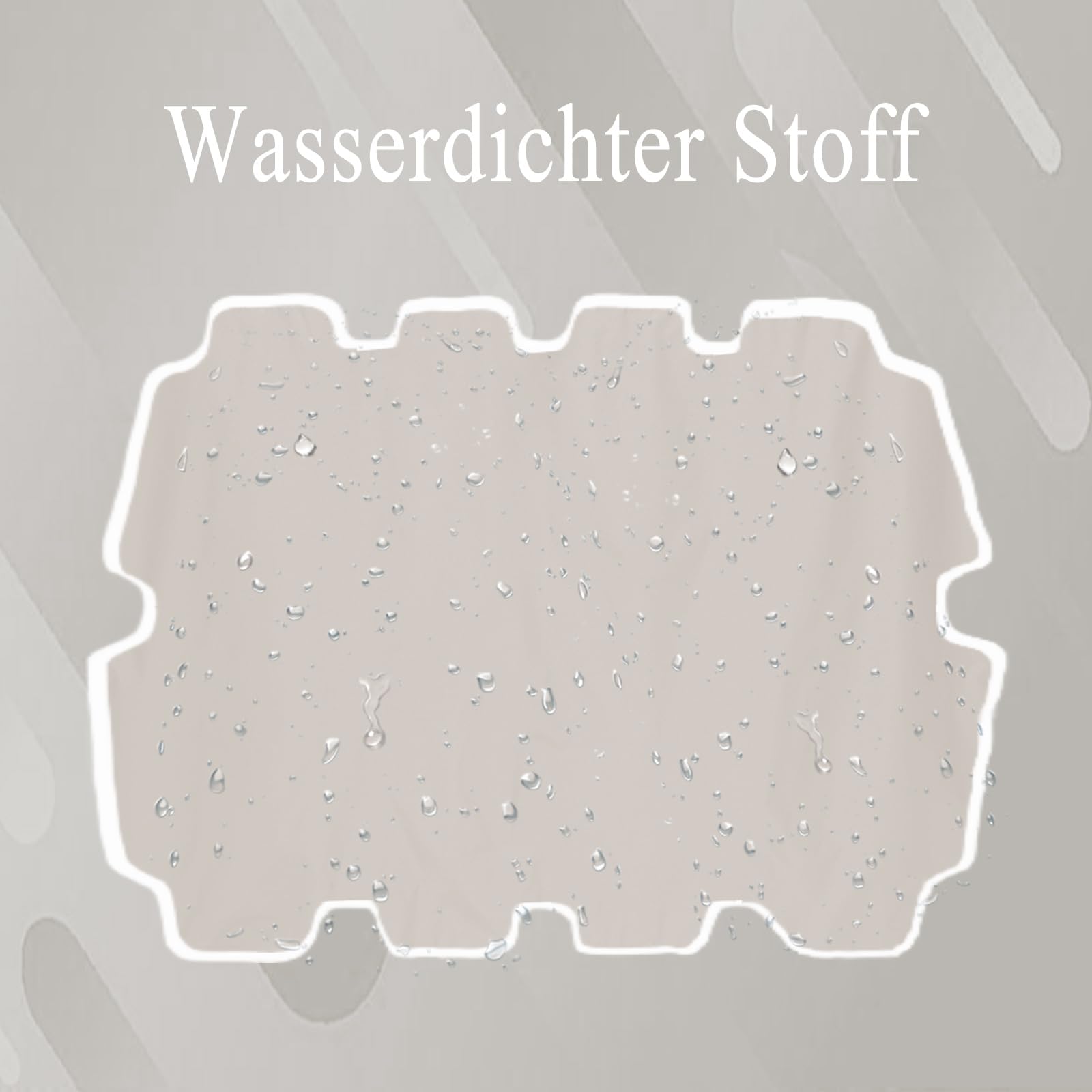 Hollywoodschaukel Dachbezug 210x145, Ersatzdach Hollywoodschaukel Dach, Sonnendach für Hollywoodschaukel Wasserdicht (Weiß)
