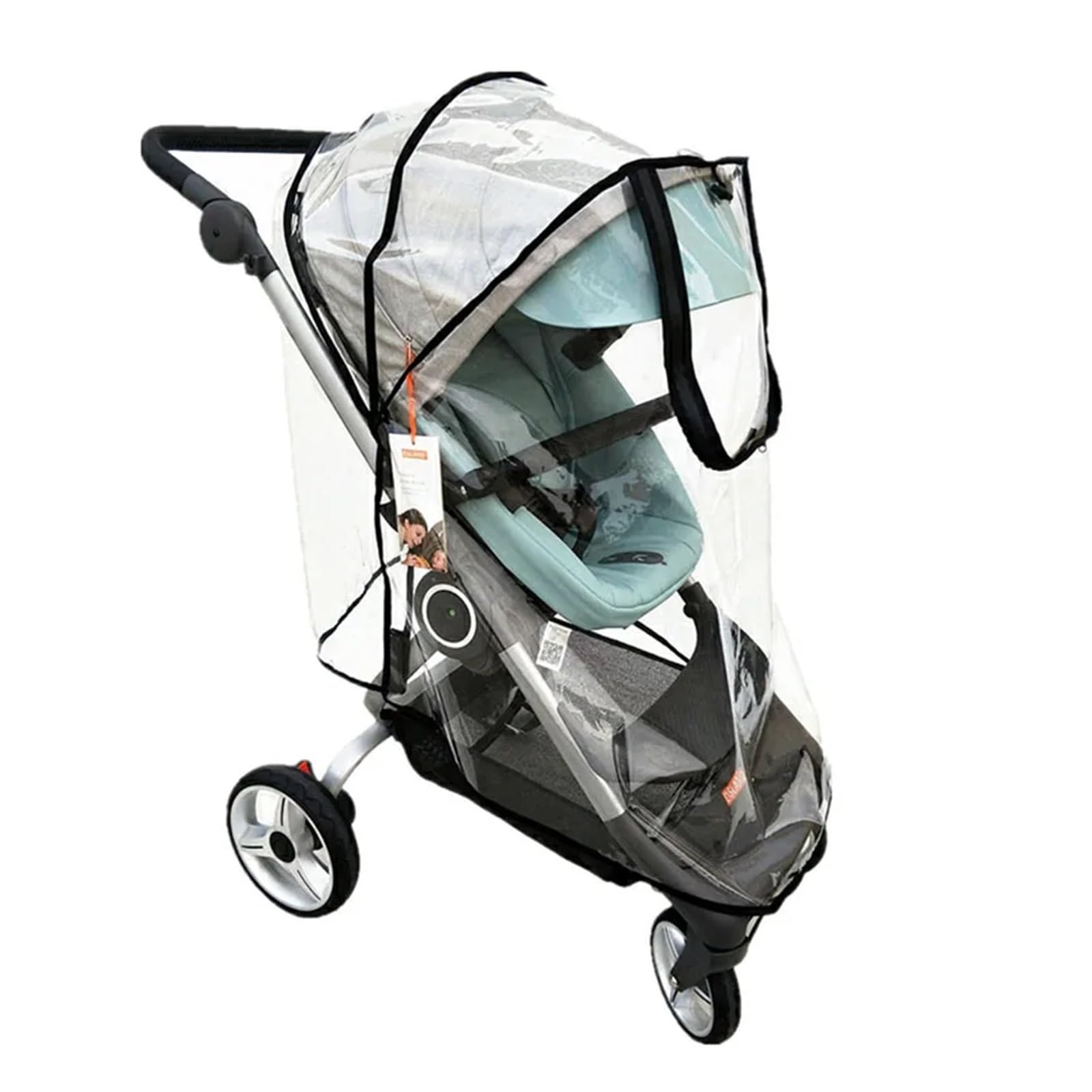 Regenschutz Kinderwagen Kinderwagen Regenschutz Kompatibel Trolley Kinderwagen Zubehör(Rain Cover -A)