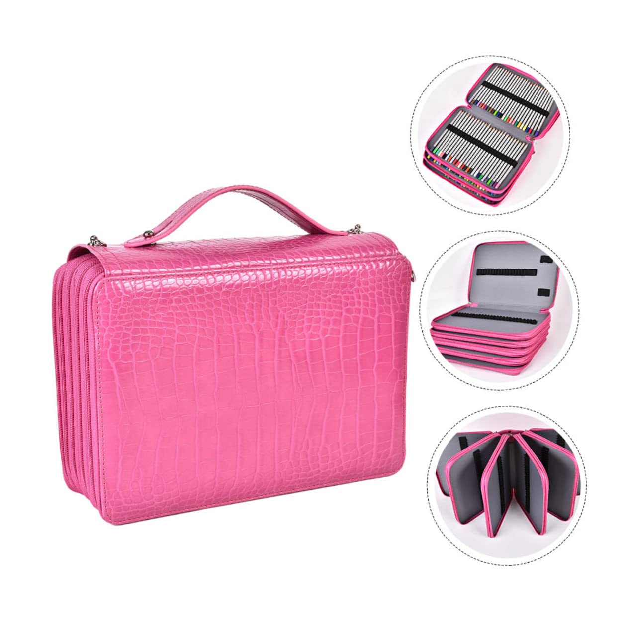 Astuccio Per Penne Portatile in Materiale Astuccio Per Cancelleria Organizzatore Penne Per Scuola