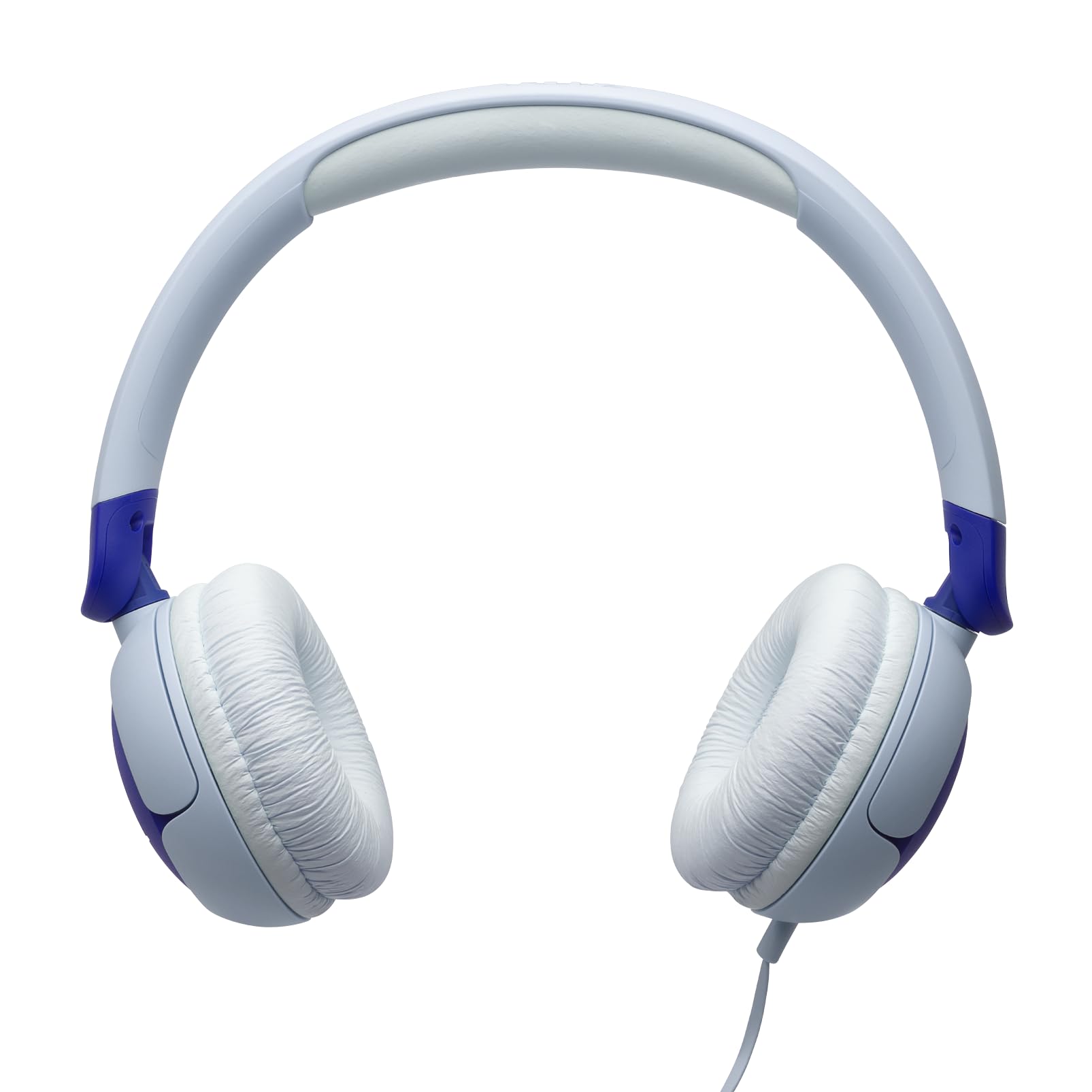 JBL Junior 320, Casque Supra-auriculaire Filaire pour Enfants, avec Microphone intégré, Safe Sound, Volume jusqu'à 85 DB, Coussinets Confortables, Set d'autocollants, Design Pliable, Bleu