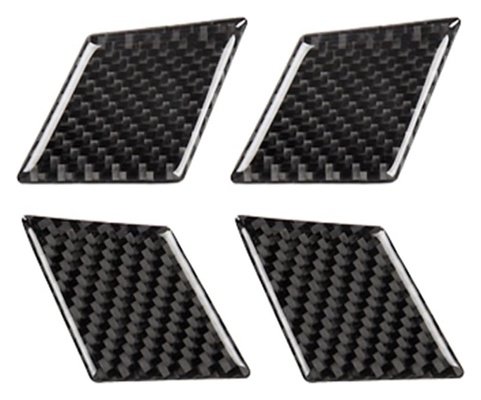 Qwqthgs Door Bowl Cover Car Exterior Door Handle Cap For A4 B9 A4l 2017 2018 Carbon Fiber Car Styling Door Handle Armrest Panel Bowl Cover Trim(Door Bowl Cover)