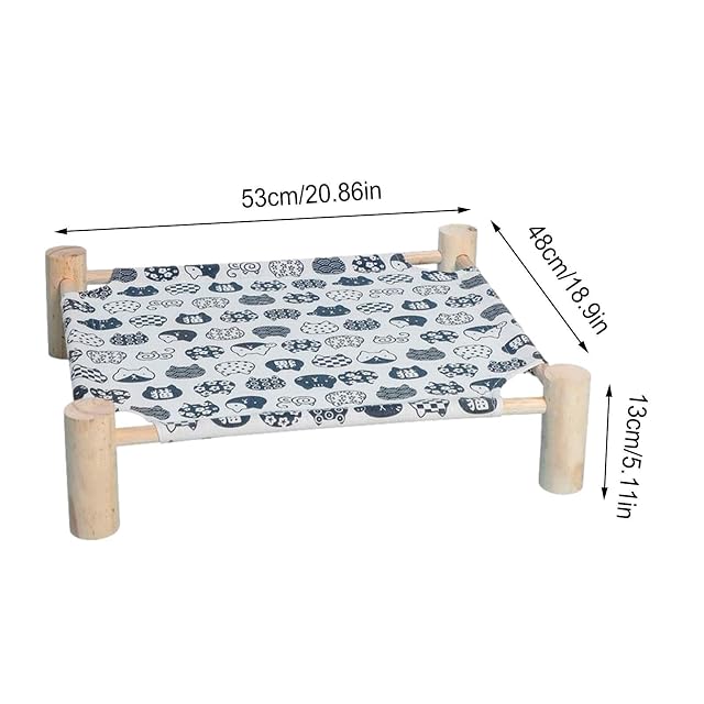 Foto 4 de 8 de Cama de Campamento para Mascotas, Hamaca portátil, Cama para Gatos Lavable, Almohadillas de Cama Lavables