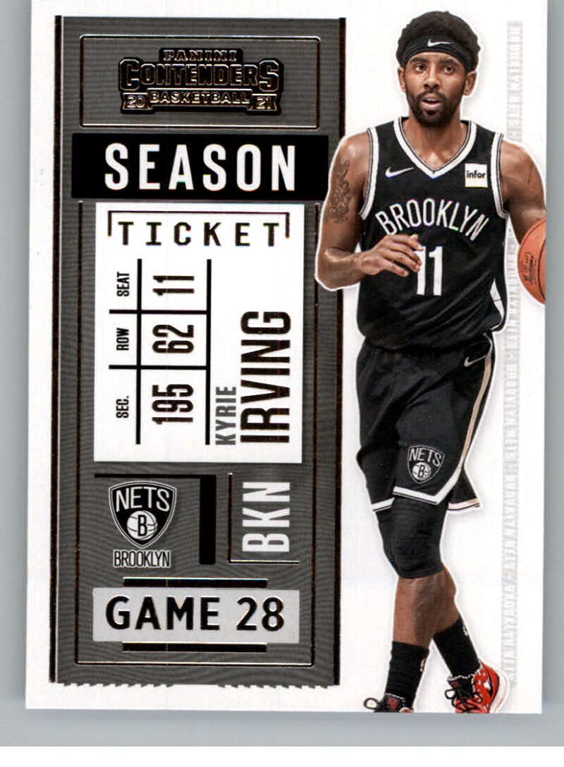 Kyrie Irving 201920 Panini Contenders Season Ticket Card 67 Brooklyn Nets NBA