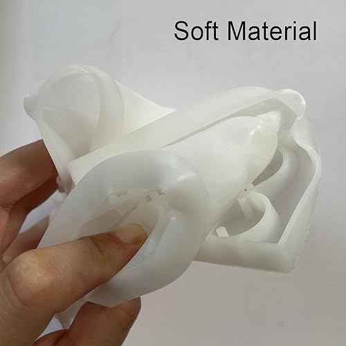 Miniatura 8 de Szecl - Calendario colgante de pared para colgar en la pared, molde de resina para calendario familiar, adornos para hacer joyas, colgante, molde de