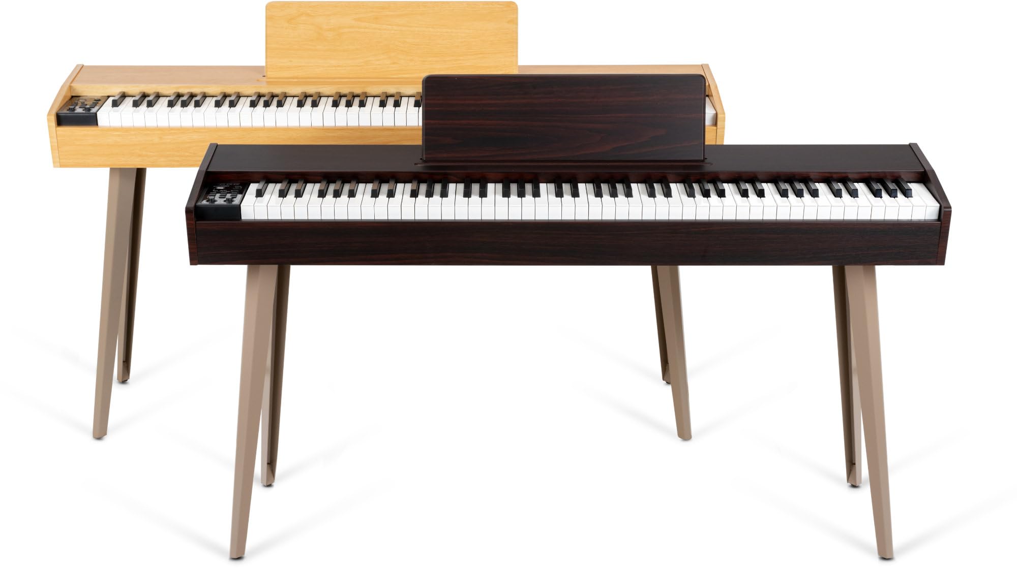 McGrey DP-17 WD Design Piano noce scuro, Polifonia a 128 voci, Off) | 88 tasti pesati con meccanica a martello, Dinamica di tocco (On, Off), 80 brani demo interni, 128 suoni, 3 pedali (Sustain