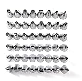 Juego de boquillas para repostería de 42/48 Piezas, boquillas de Acero Inoxidable para Decorar Pasteles, Utensilios para Hornear Pasteles, Kit de boquillas Reutilizables (42 Piezas).