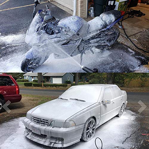 Stone Banks Sneeuwschuimlans compatibel met LAVOR/Parkside/Spear en Jackson hogedrukspuit, autowasser, zeepmondstuk… - Afbeelding 4