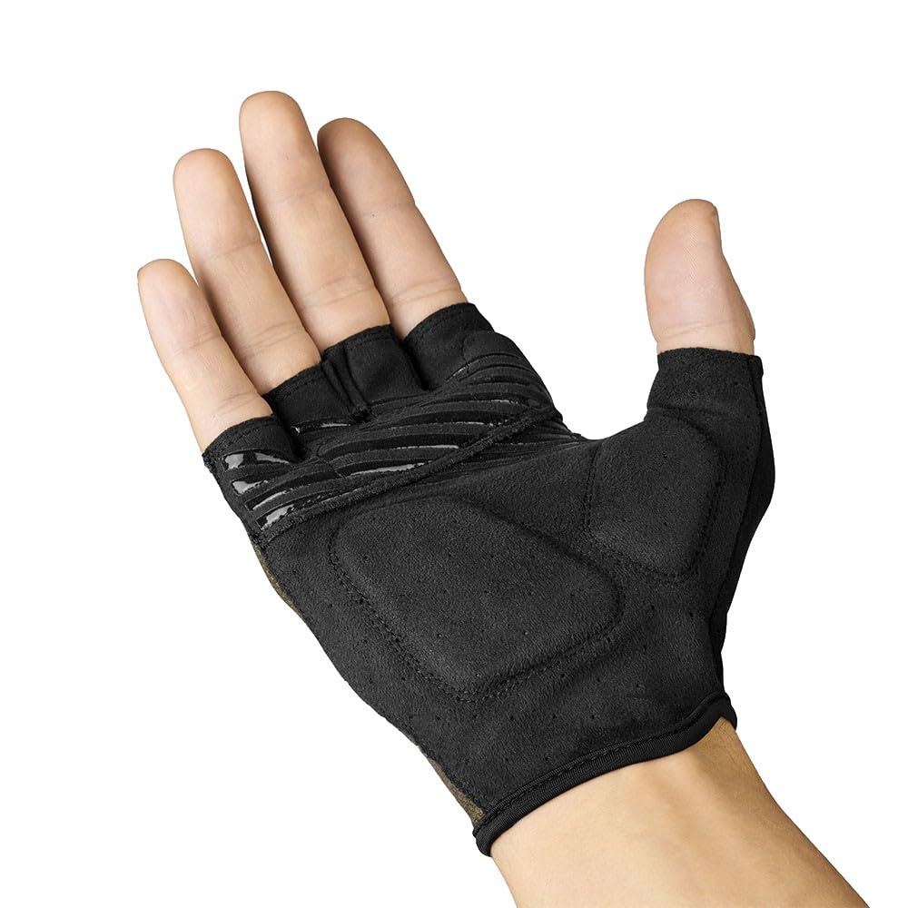 GripGrab EXPLR Guantes de Ciclismo de Dedo Corto para Verano, Guantes Acolchados para Bicicleta de Carretera, MTB, Gravel Bike