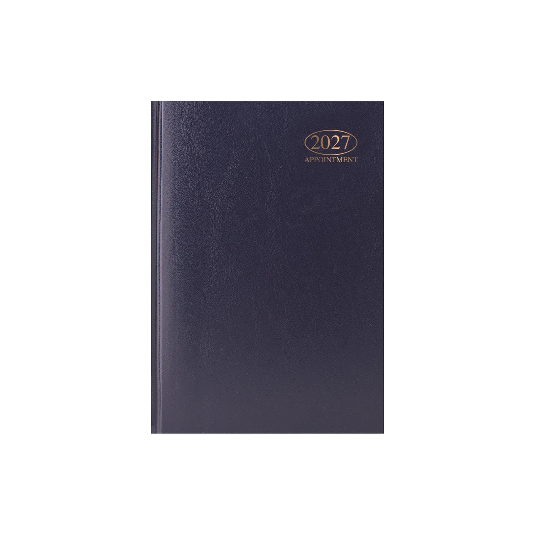 2027 Appointment Diary A5 Day Per Page - Navy Hardback Daily Planner