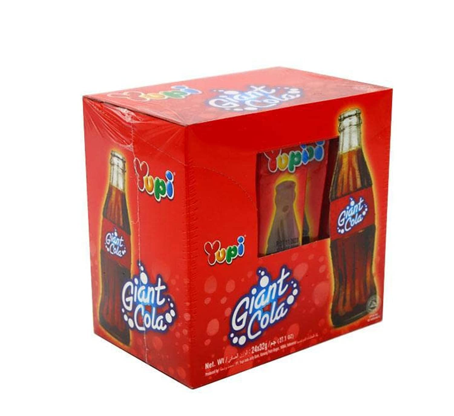 Yupi Giant Cola Gummy Pack Of 24 x 32 gr