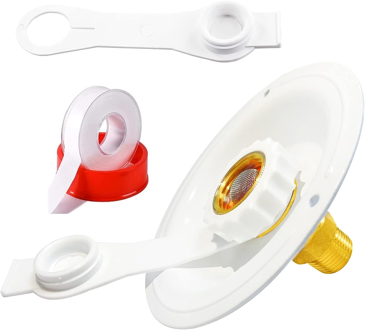 RV Water Inlet, RV City Water Inlet with Check Valve with 3