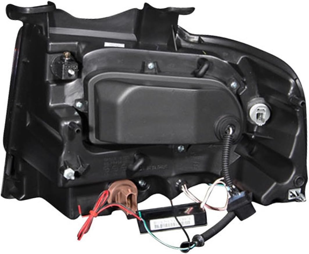 Anzo USA 111113 Ford Expedition Black Clear Projector With Amber Headlight Assembly - (Sold in Pairs)